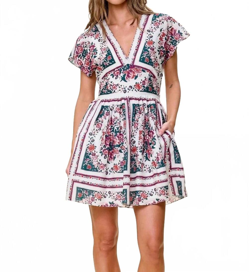 NEW CLEOBELLA marilla mini dress in carmella print